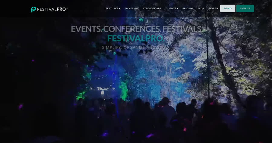 Festival Pro homepage hero
